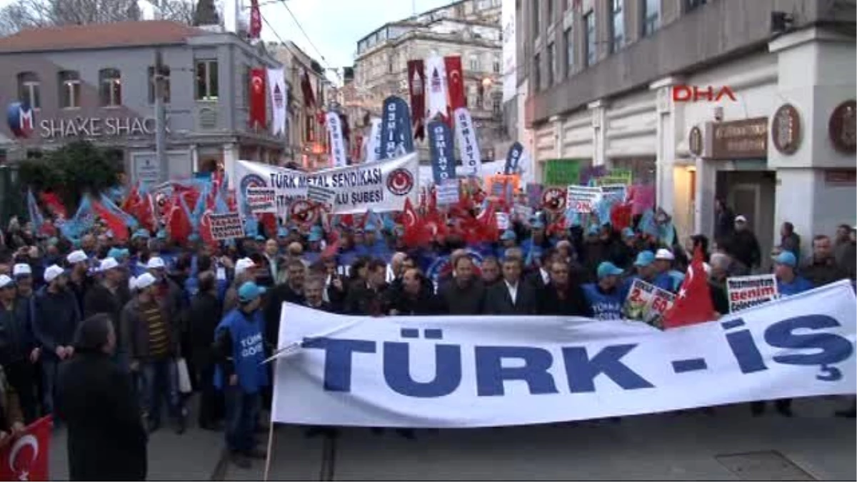 Türk-İş\'ten Tabutlu Kıdem Tazminatı Eylemi