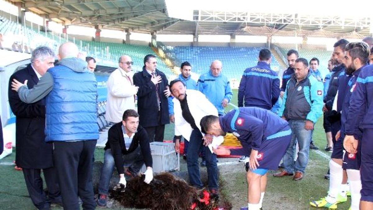Çaykur Rizespor Sahasındaki Şanssızlığı Kırmak İçin Kurban Kesti