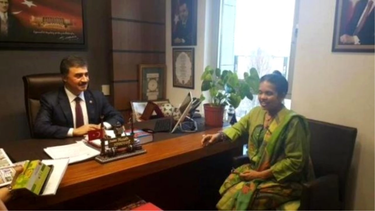Srilanka Büyükelçisinden Hamarat\'a Veda Ziyareti