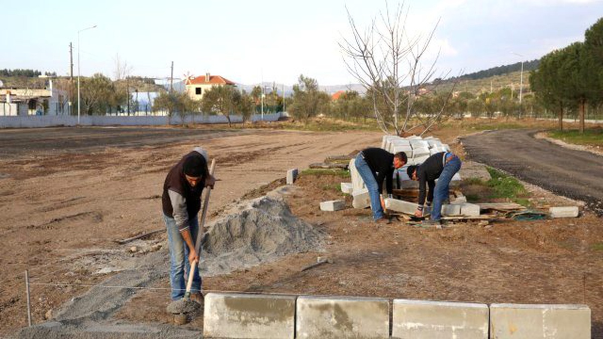 Büyükşehir\'den Akhisar Şantiyesine Çevre Düzenlemesi
