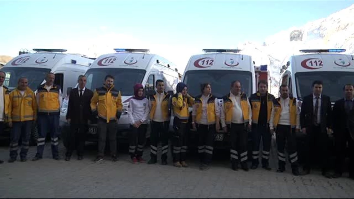 Hakkari\'de Ambulans Sayısı 41\'e Yükseldi