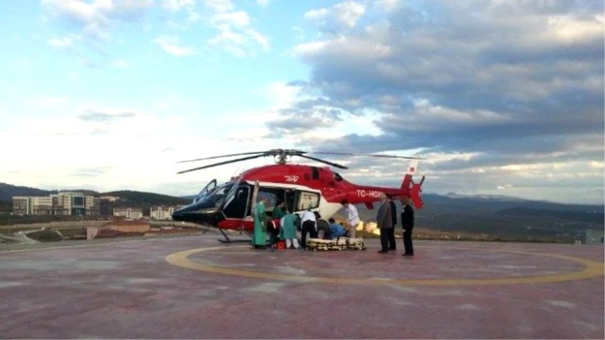 Hava Ambulansı Zatürre Hastası İçin Havalandı