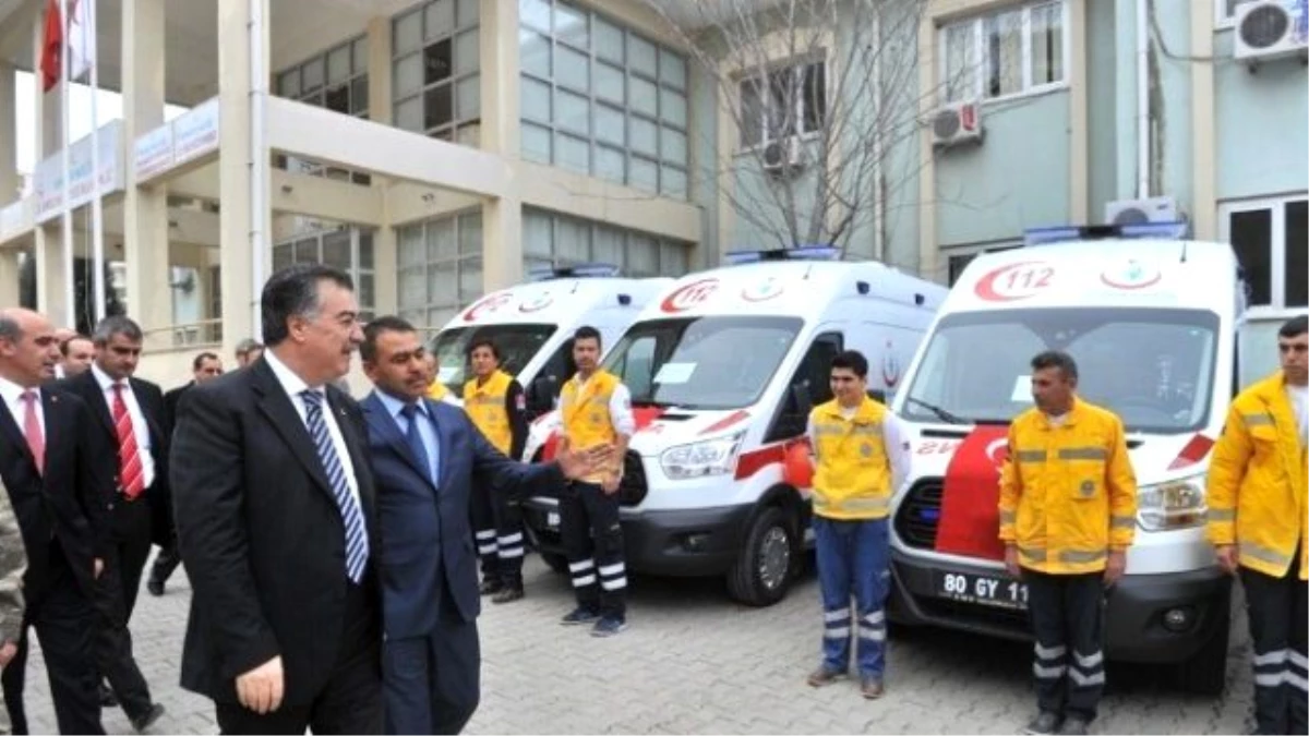 Osmaniye\'de 7 Acil Yardım Ambulansı Hizmete Girdi
