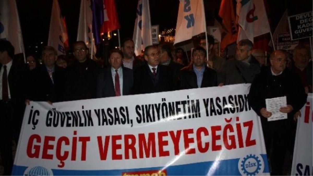 İç Güvenlik Yasa Tasarısı\'na Protesto