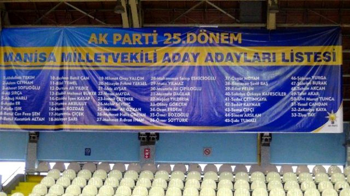 Manisa AK Parti\'de Temayül Yoklaması Heyecanı