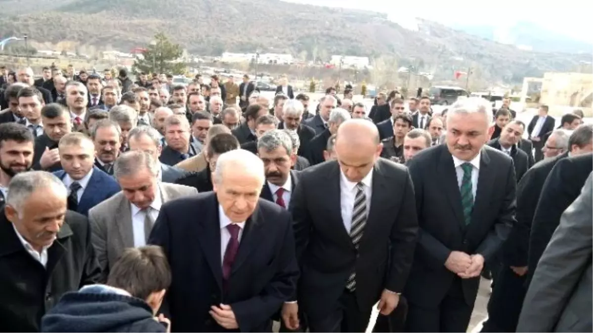 MHP Genel Başkanı Devlet Bahçeli, Kızılcahamam\'da