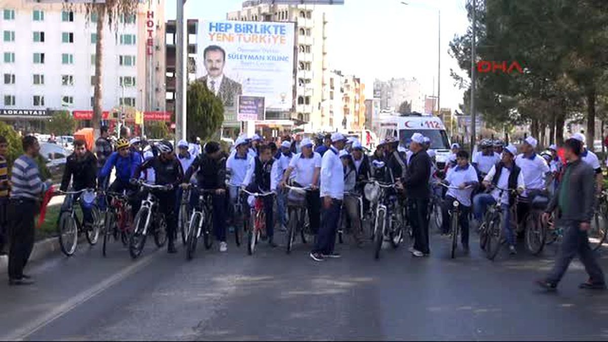 Adıyaman\'da Obeziteye Karşı Pedal Çevirdiler
