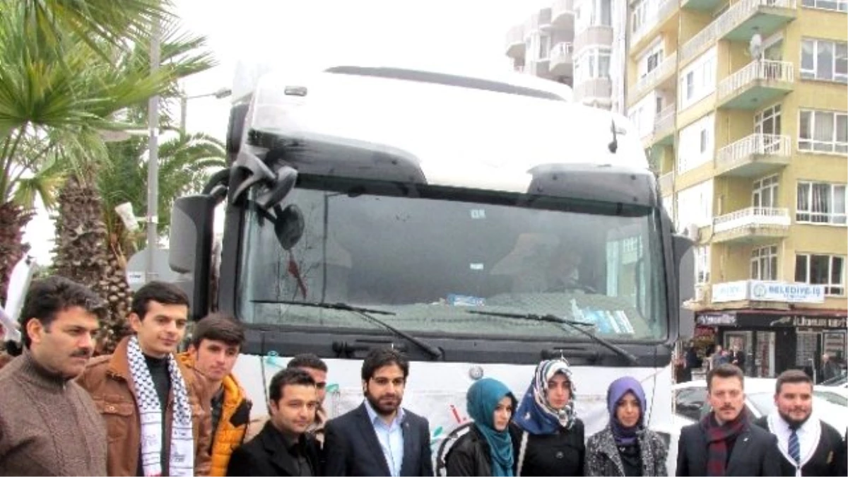 Aydın\'dan Suriyeli Savaş Mağdurlarına Bir Tır Yardım Malzemesi Gönderildi