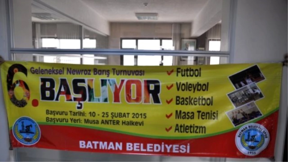 Batman Belediyesi Newroz Barış Turnuvası Başvurularını Uzattı