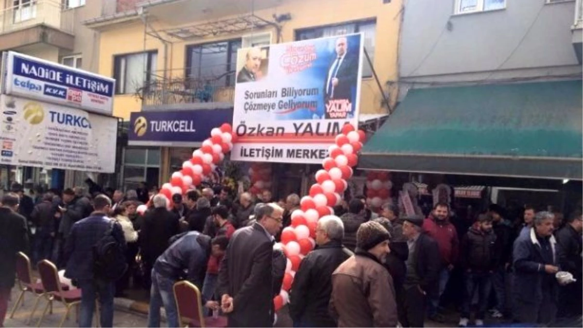 CHP\'li Özkan Yalım, Üçüncü Seçim Ofisini Açtı