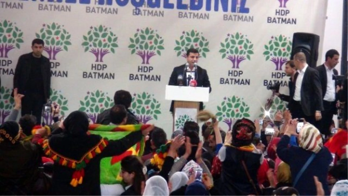 Hdp Genel Başkanı Demirtaş Batman\'da