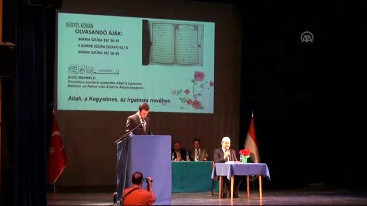Macaristan'da 'İslam'da Hoşgörü ve Merhamet' Programı