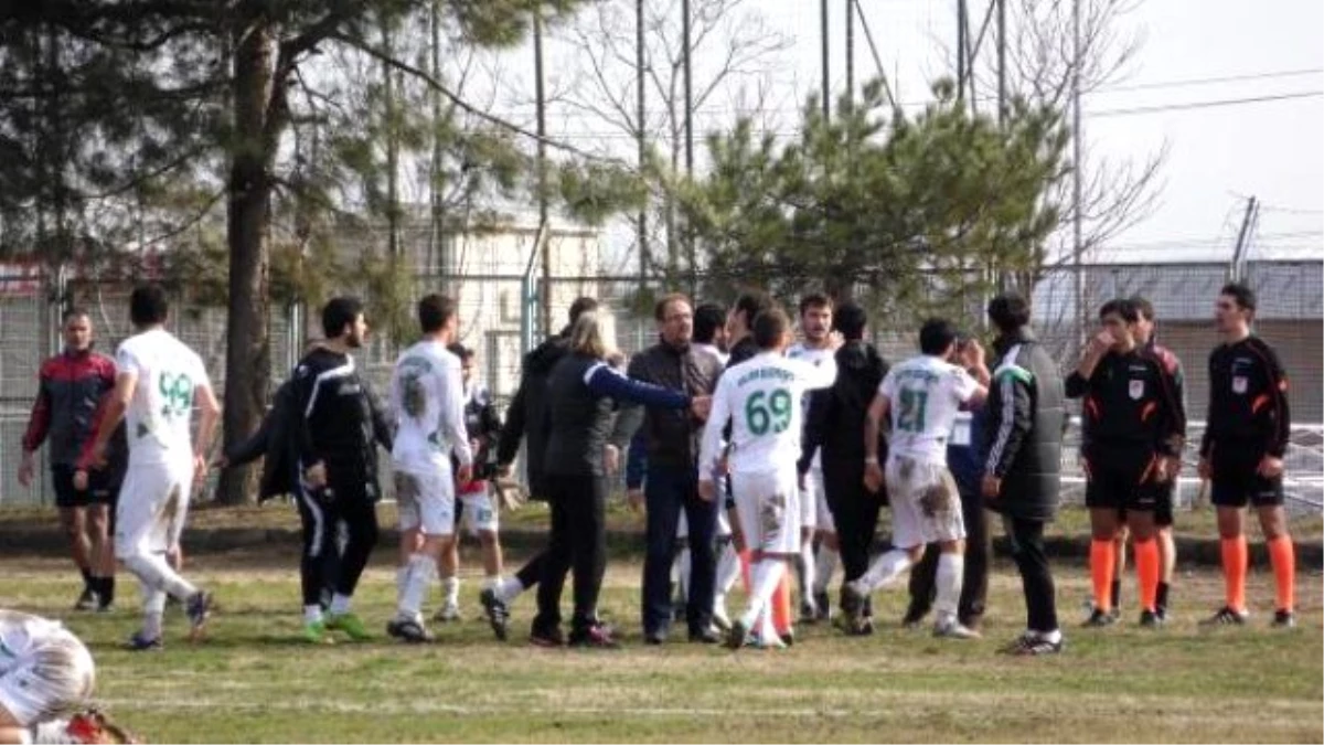 Tekirdağ\'da Amatör Lig Maçında Gerginlik