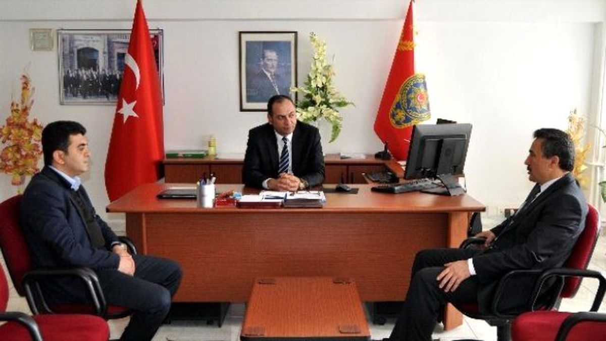 Başkan Tutal\'dan İlçe Emniyet Müdürüne Ziyaret
