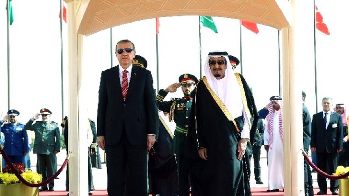 Cumhurbaşkanı Erdoğan, Riyad\'da Askeri Törenle Karşılandı