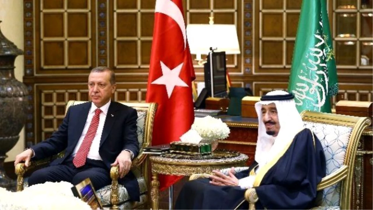 Cumhurbaşkanı Erdoğan, Kral Selman ile Baş Başa Görüştü
