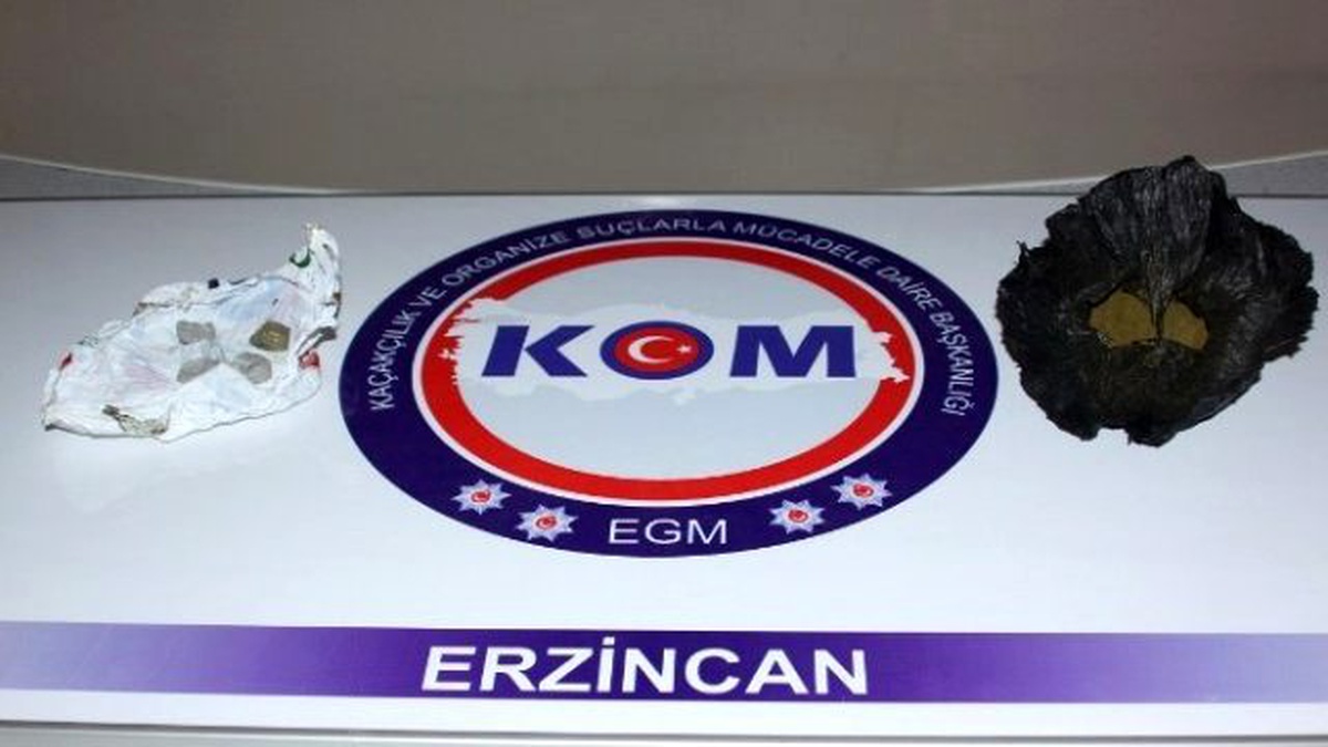 Erzincan\'da 19 Kilo Toz Esrar Ele Geçirildi