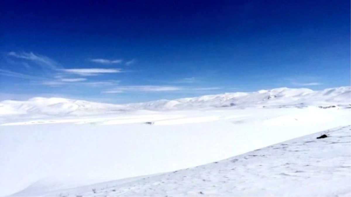 Erzurum Çat Barajı Dondu