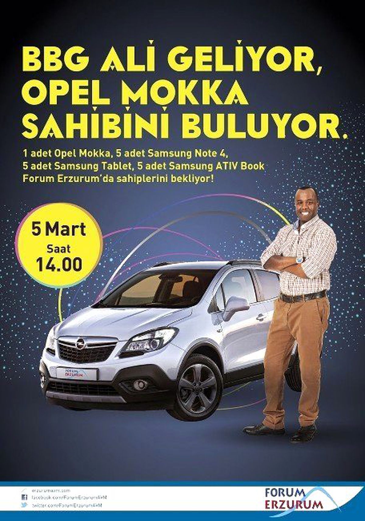 Forum Erzurum\'da Opel Mokka Sahibini Bulmak İçin Gün Sayıyor…