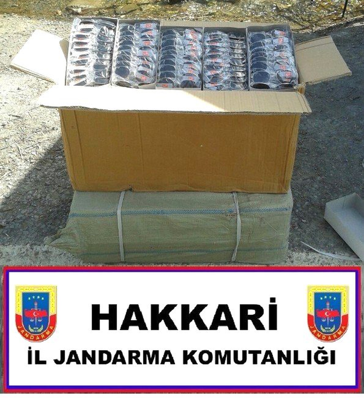 Hakkari\'de Gümrük Kaçağı Güneş Gözlüğü Ele Geçirildi