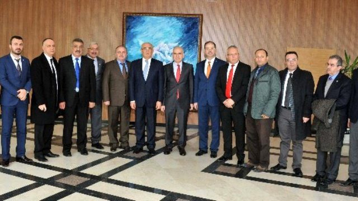 Ssmmmo Yönetimi, Başkan Yılmaz\'ı Ziyaret Etti