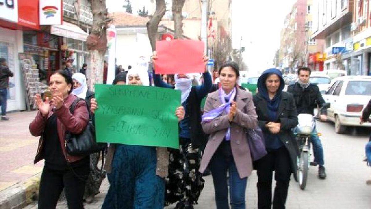 Viranşehir\'de İç Güvenlik Yasası Protestosu