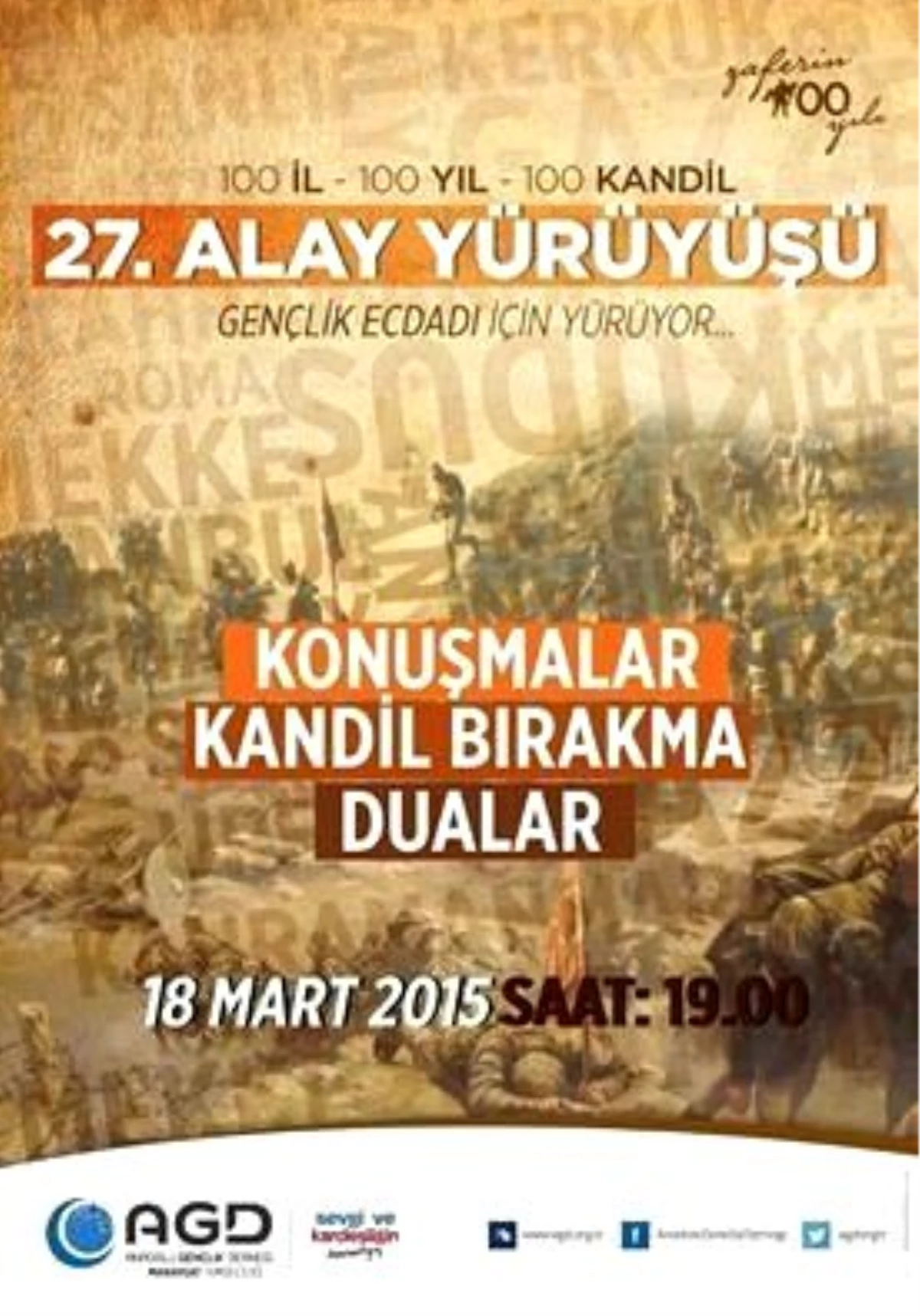 Anadolu Gençlik\'ten Çanakkale 100. Yıl Etkinlikleri