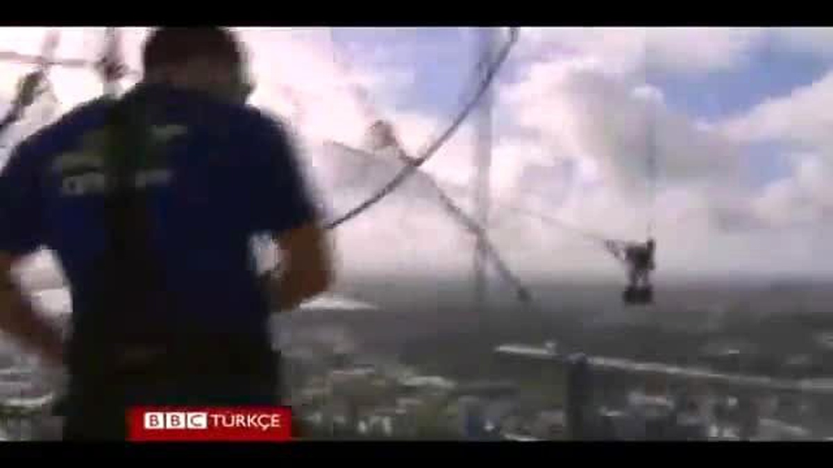 Bbc Muhabirinin 192 Metreden Korku Dolu Atlayışı
