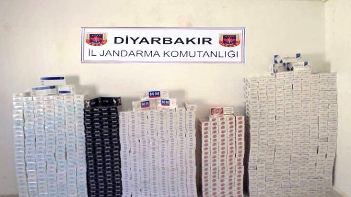 Diyarbakır\'da 17 Bin 510 Paket Kaçak Sigara Ele Geçirildi
