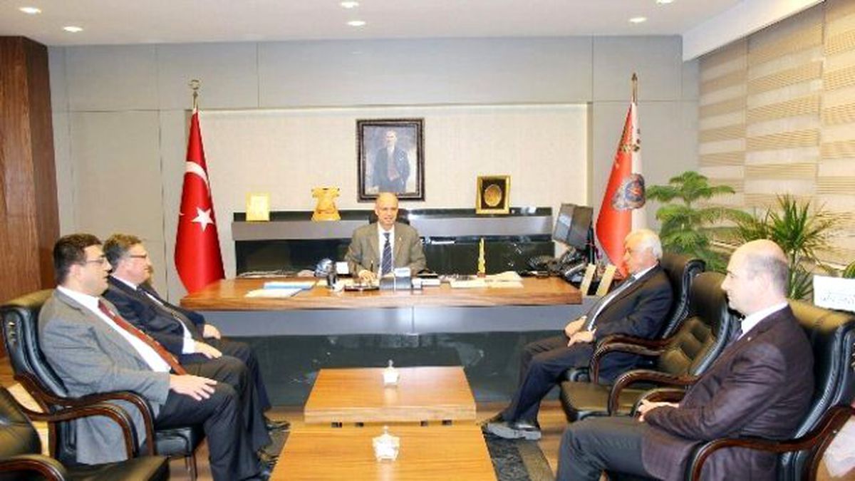 Gaib\'den Emniyet Müdürü Gülveren\'e Ziyaret