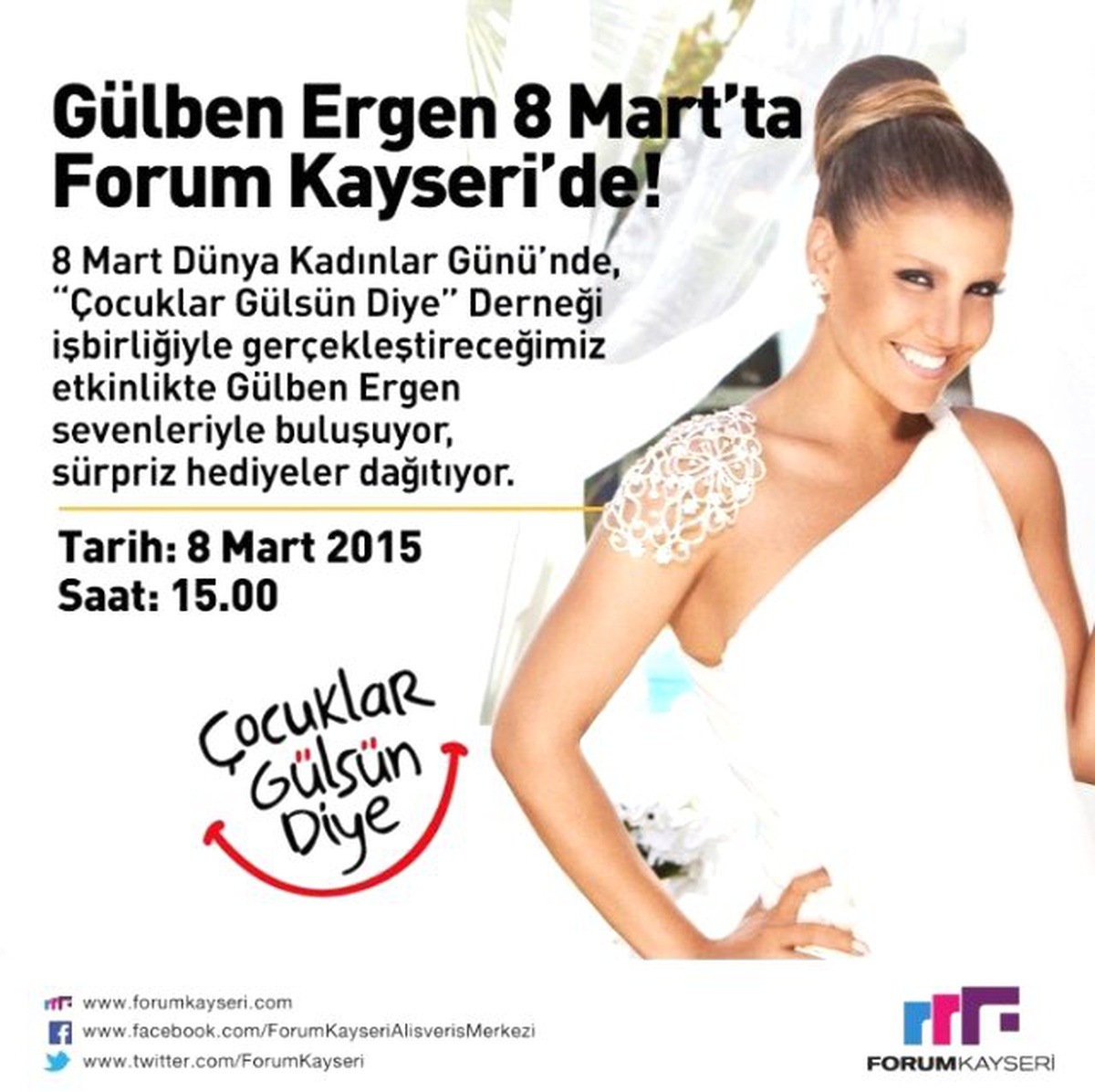 Gülben Ergen Forum Kayseri\'de Sevenleriyle Buluşacak
