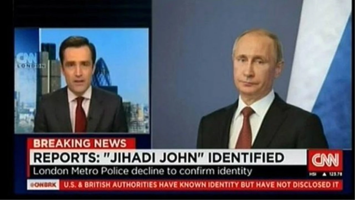 IŞİD Militanı John Yerine Putin\'in Fotoğrafını Yayınlayan CNN Özür Diledi
