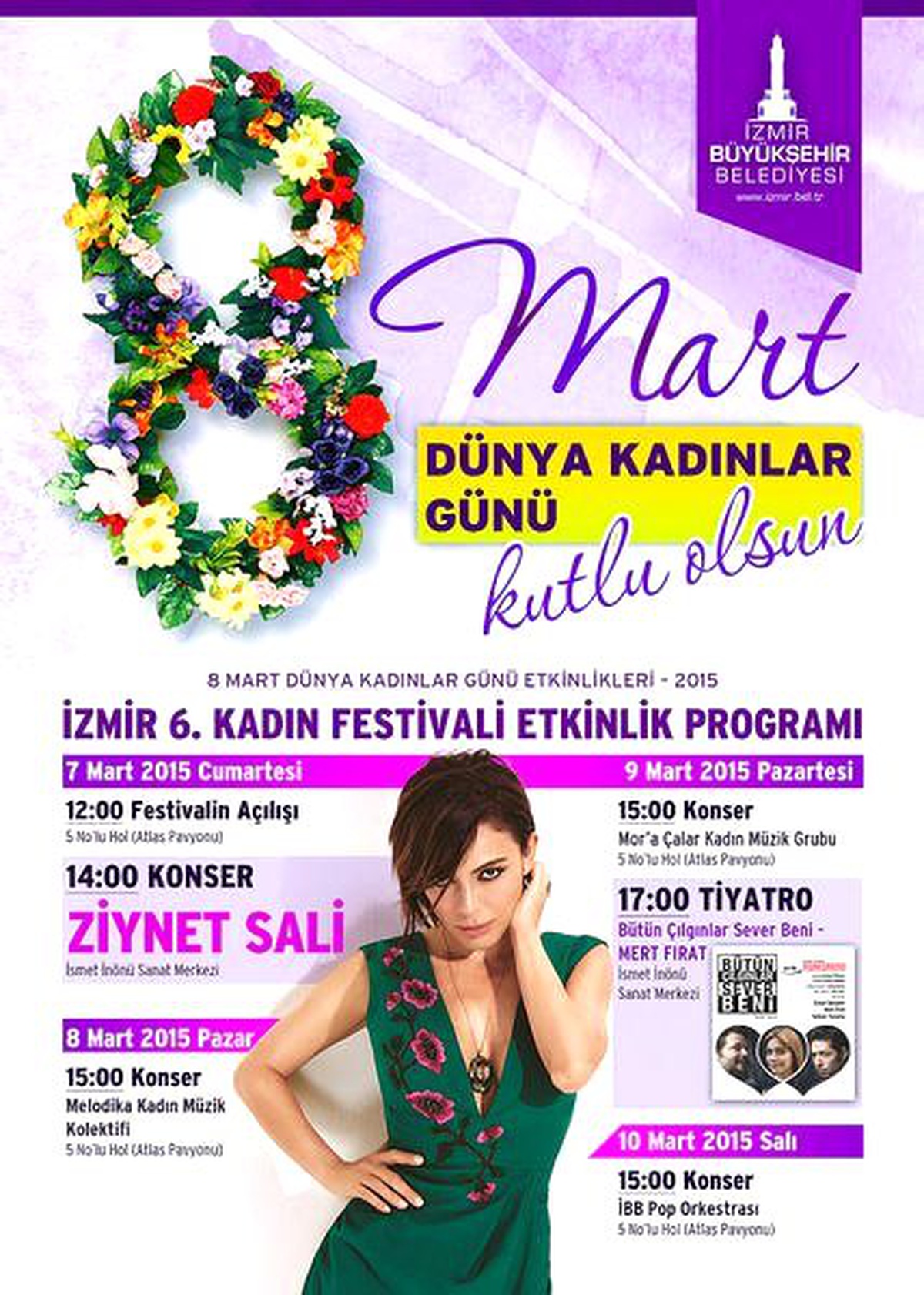 İzmir\'de "6. Kadın Festivali" Düzenlenecek