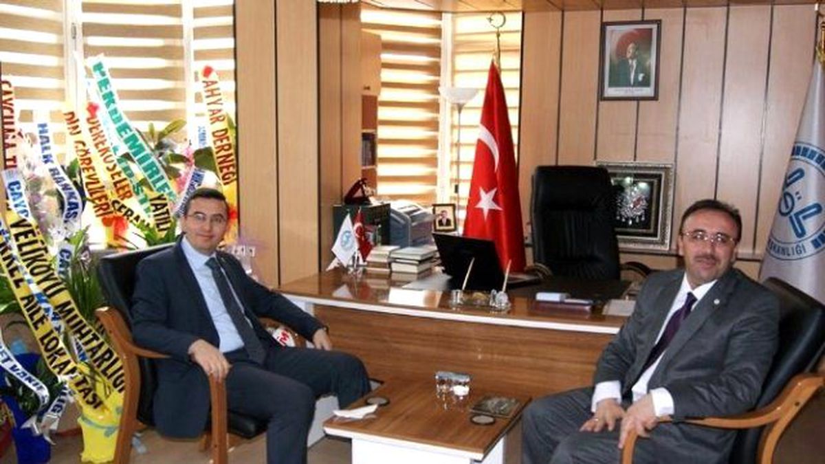 Kaymakam Keçeli\'den Müftü Arcaklıoğlu\'na Ziyaret