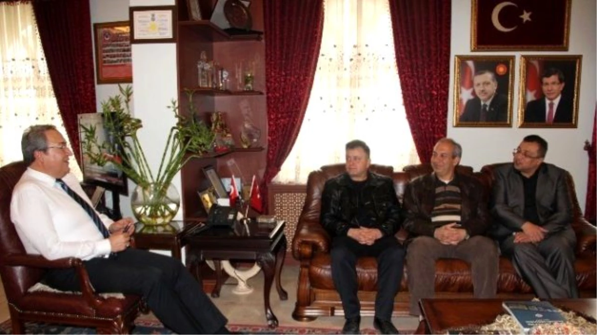 Nevşehir Tabip Odası Yöneticileri Ünver\'i Ziyaret Etti