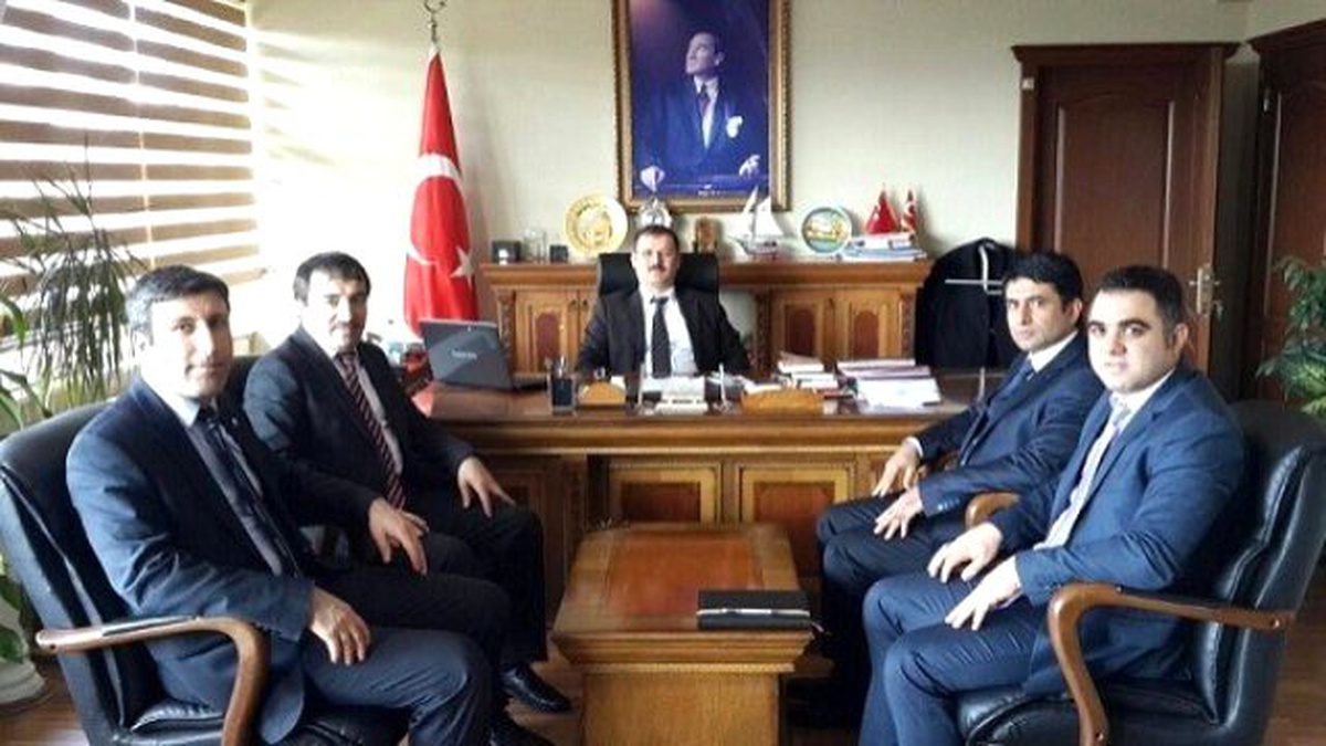 Sağlık Yöneticilerinden Kaymakam Tekin Erdemir\'e Ziyaret