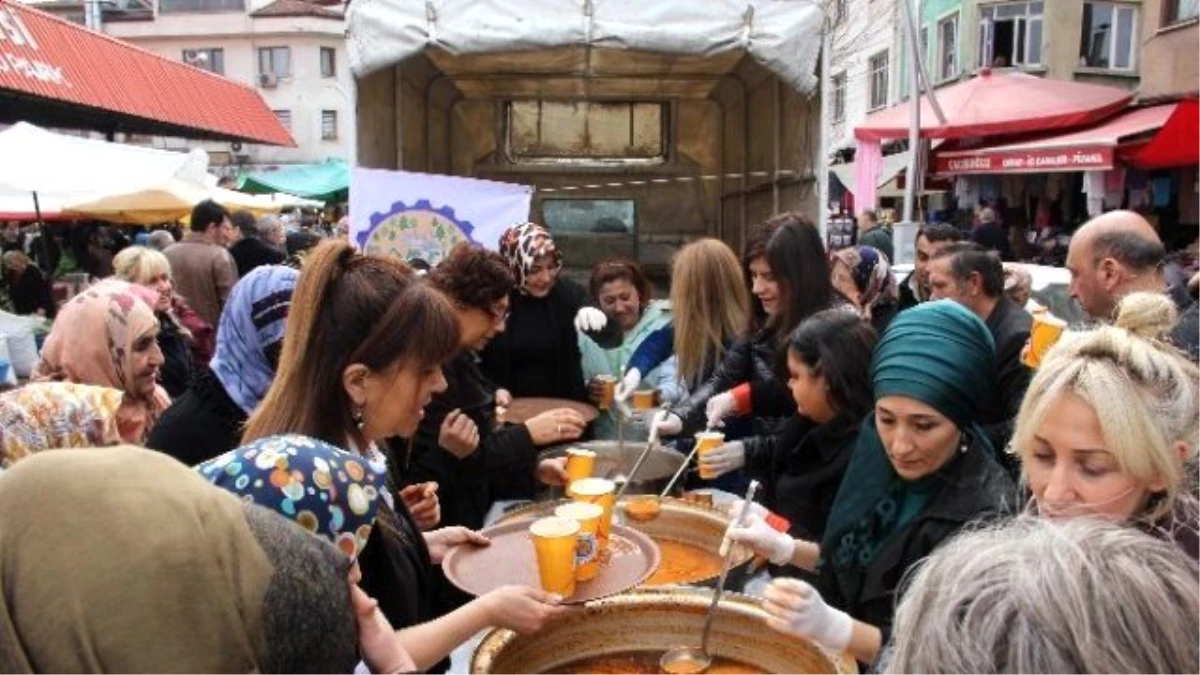 Tso Kadın Girişimcileri \'Galla\' Pazarında Çorba Dağıttı