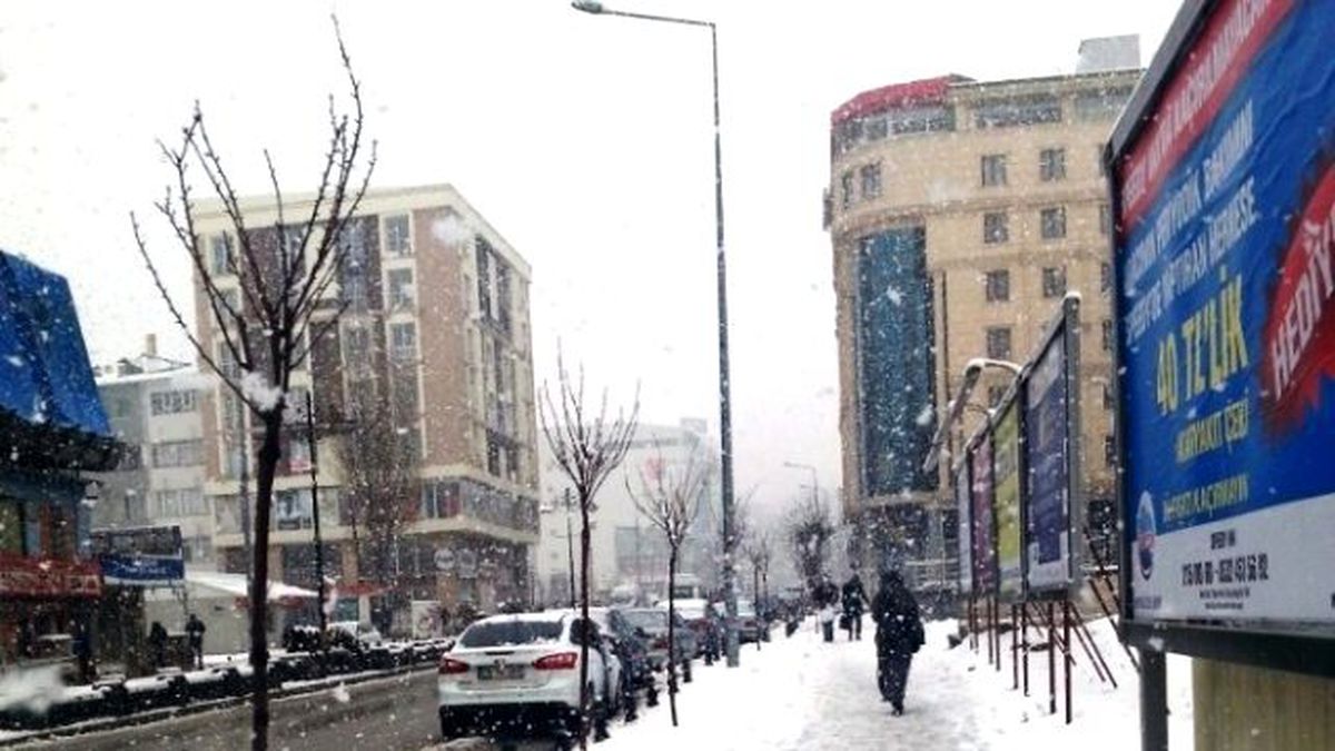 Van\'da Yoğun Kar Yağışı Hayatı Olumsuz Etkiledi