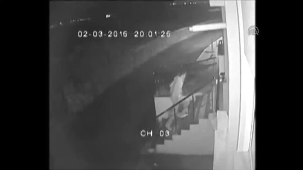 Apartman Işıldaklarını Çaldılar - Güvenlik Kamerası