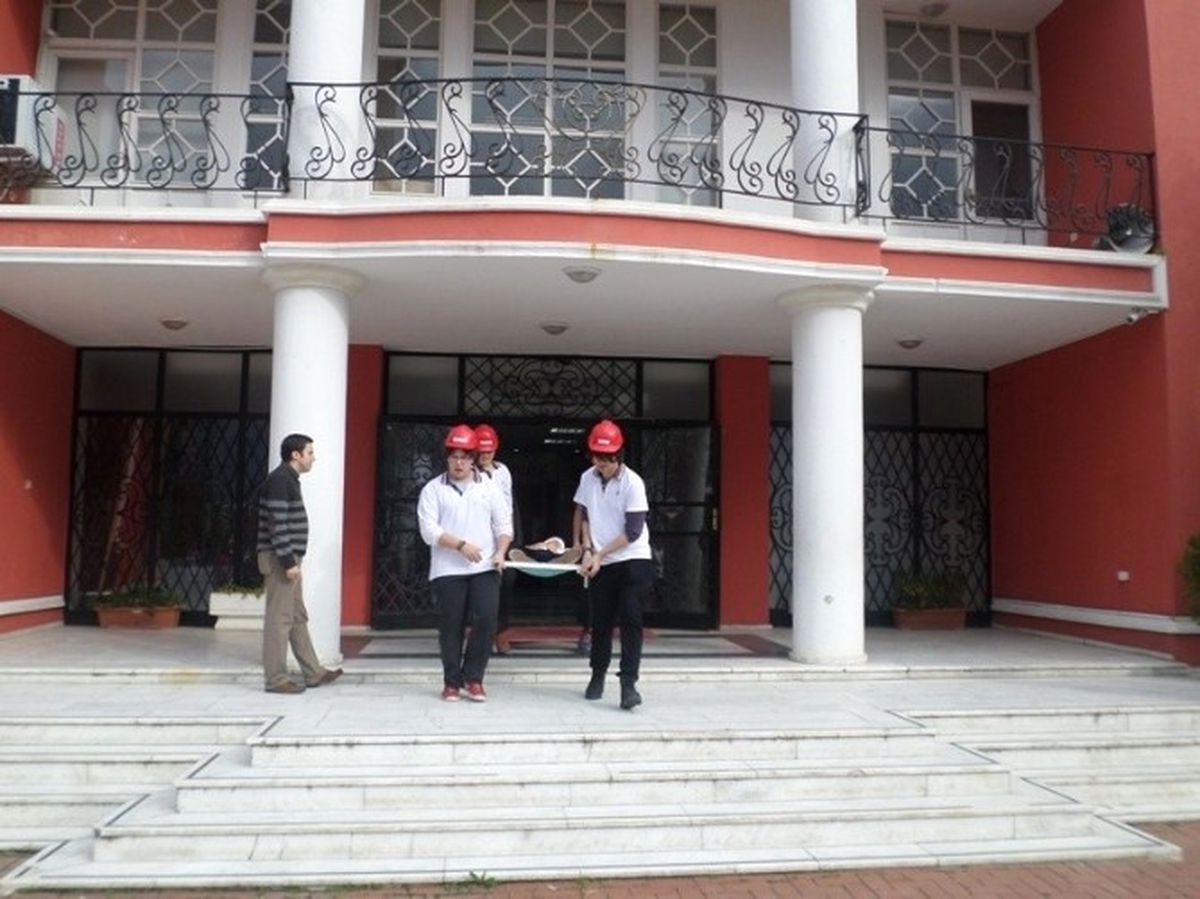 Bahçeşehir Kolejinde Yangın Tatbikatı