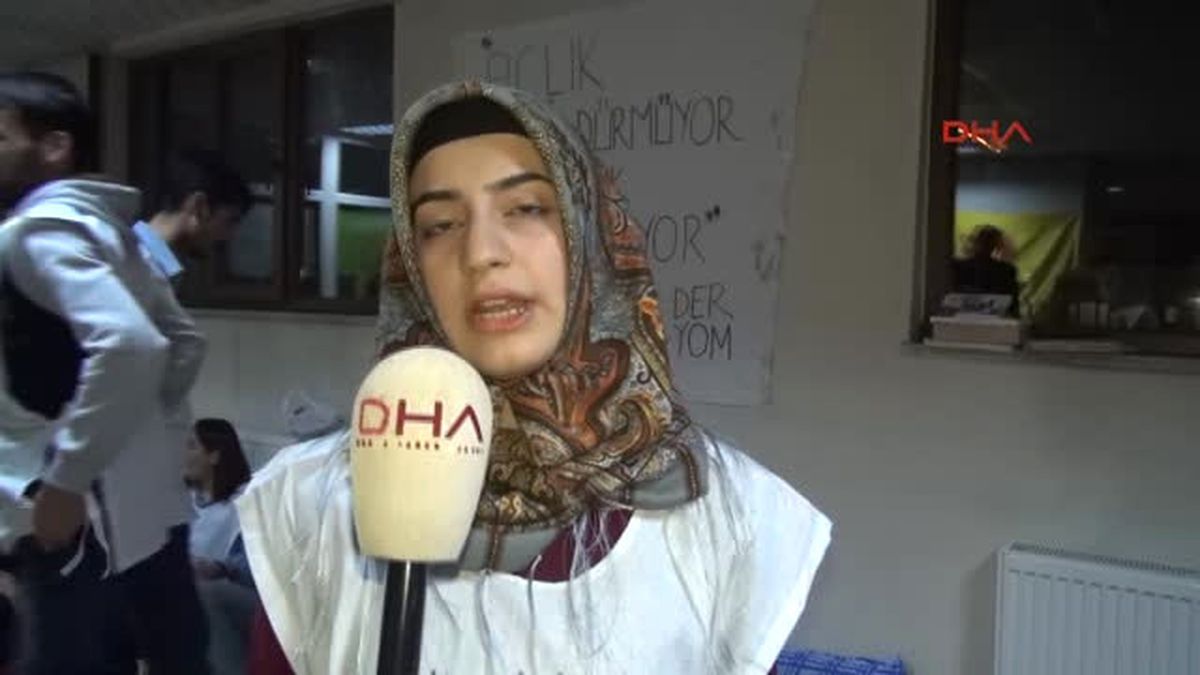 Bingöl Üniversitesi\'nde 20 Öğrenci Açlık Grevinde-Arşiv 25 Şubat\'ta Geçilen Görüntü
