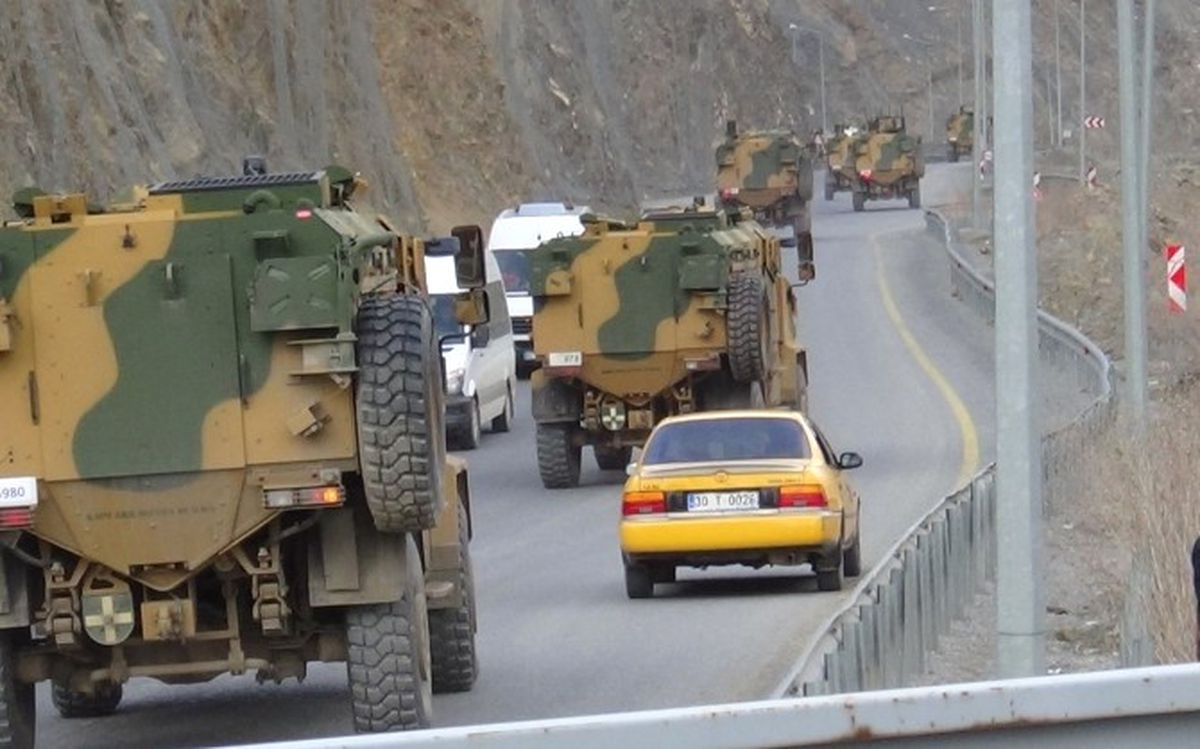 Hakkari\'de Askeri Hareketlilik