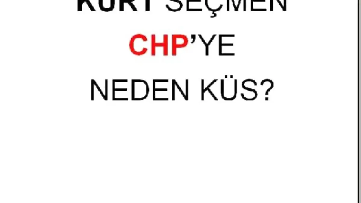 Kılıçdaroğlu\'na \'Kürt Seçmen CHP\'ye Neden Küs?\' Raporu Sunuldu