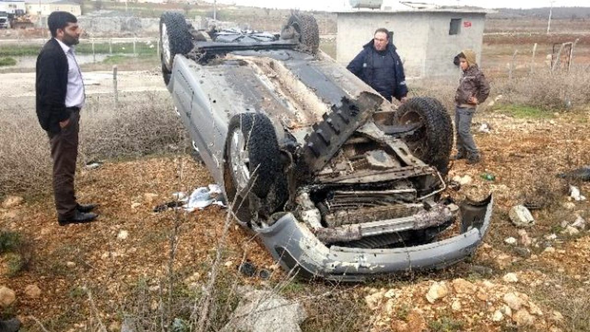 Midyat\'ta Trafik Kazası: 1 Yaralı
