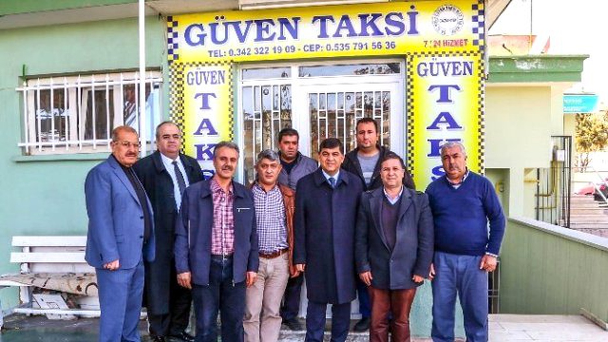 Başkan Fadıloğlu Taksici Esnafını Ziyaret Etti