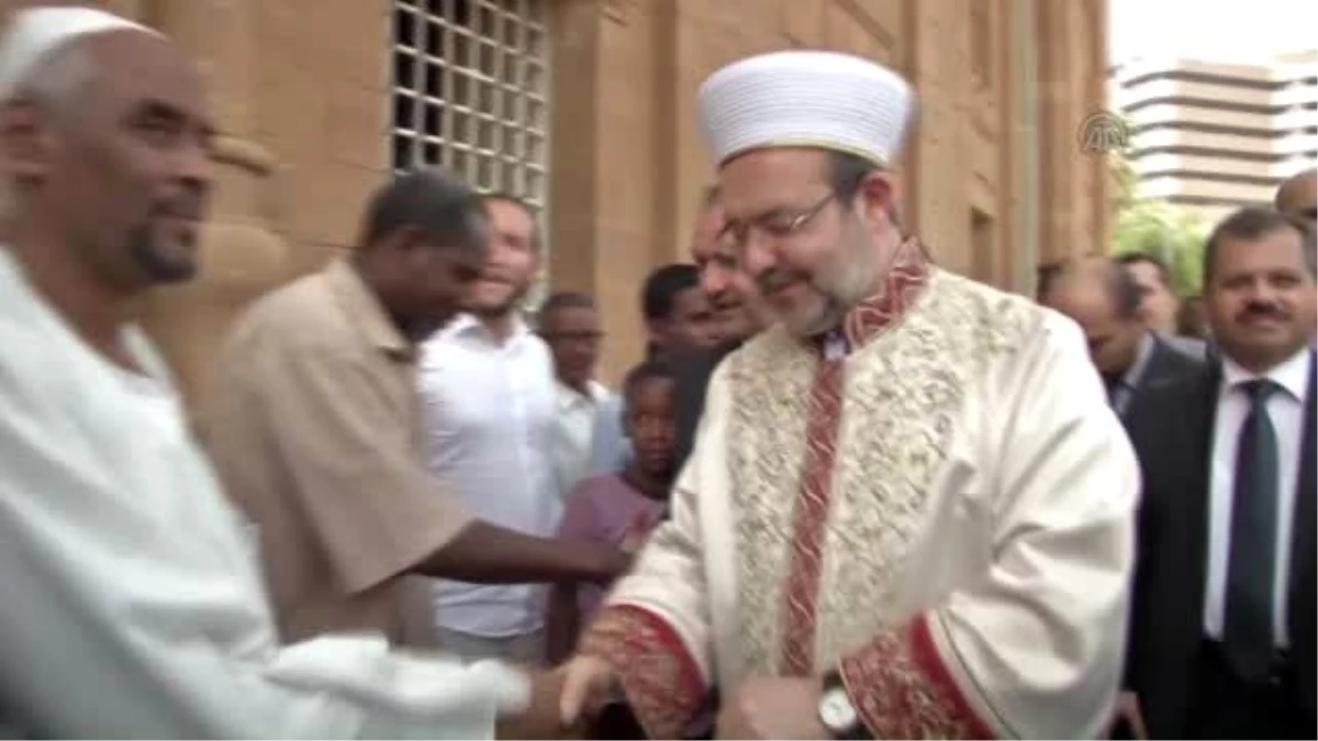 Görmez, Sudan\'da Din Adamlarıyla Bir Araya Geldi