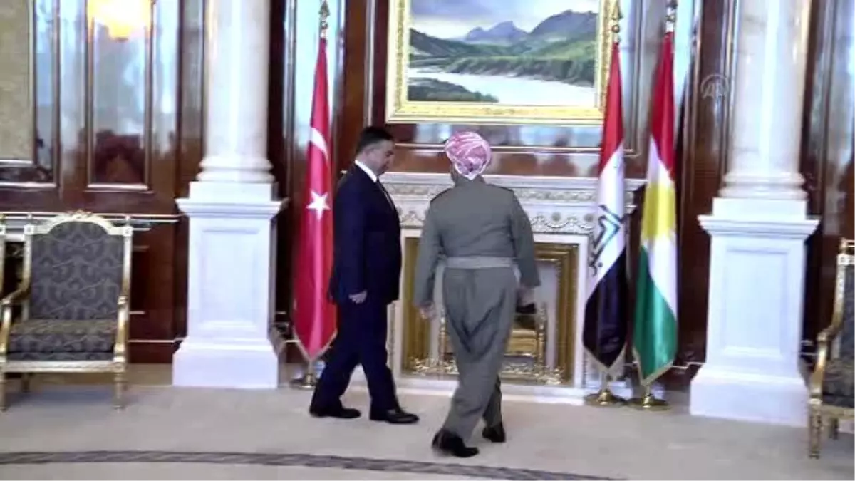 Milli Savunma Bakanı Yılmaz Mesut Barzani ile Bir Araya Geldi