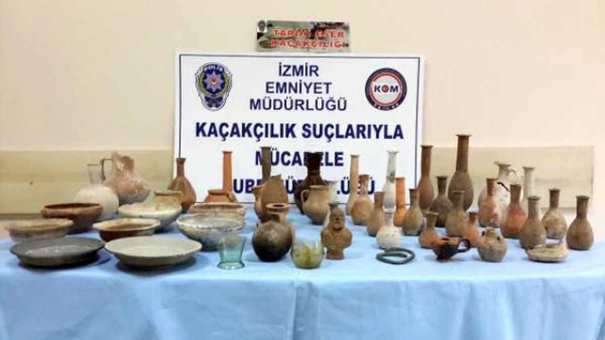 İzmir\'de Tarihi Eser Operasyonu