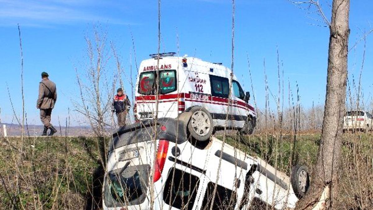 Kadın Sürücü Ölümden Döndü