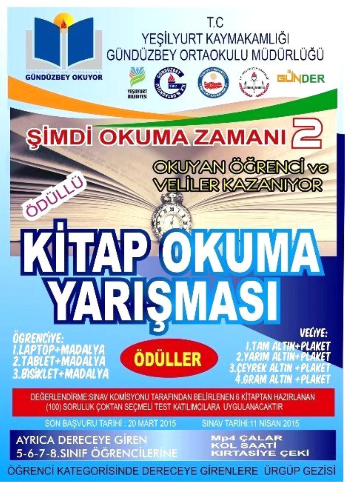 Yeşilyurt\'ta Kitap Okuyan Kazanıyor